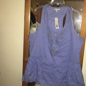Banana Republic blue top